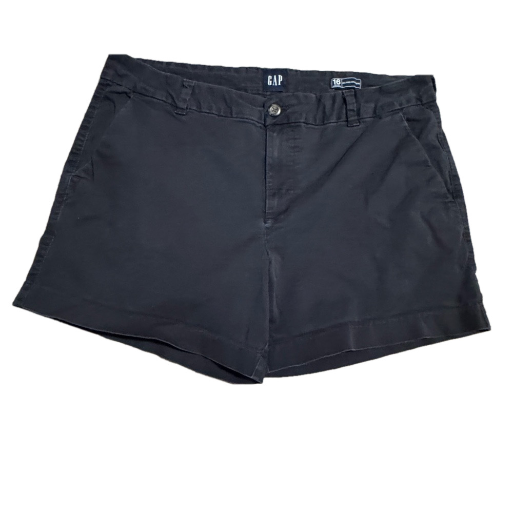 Women’s GAP Black Relaxed Girlfriend Shorts Size 16